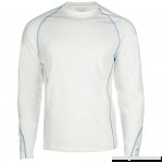 Weekender Men's Aqua Solar Rashguard Swim LS Shirt White B01LXCHWIU